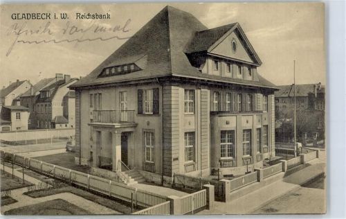 Gladbeck 1917 Reichsbank Feldpost WK I