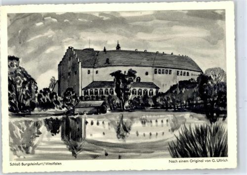 Burgsteinfurt Schloss nach einem Original von G. Ullrich