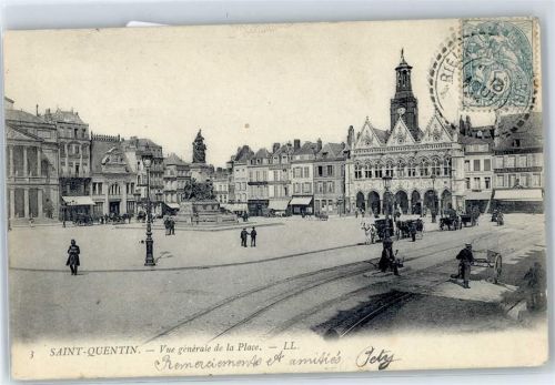 Saint-Quentin-le-Verger Denkmal, Turm, Pferdekutschen