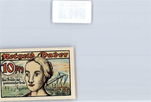 Dober Dobra Notgeldschein 10 Pfennig