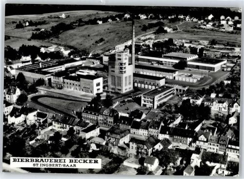 St. Ingbert Brauerei Becker Fliegeraufnahme
