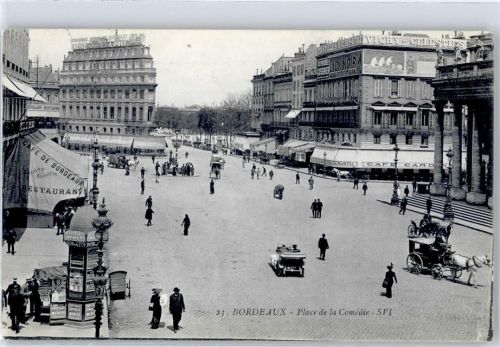 Bordeaux Place de la Comedie Kutsche