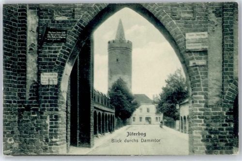 Jüterbog Blick durchs Dammtor AKU1