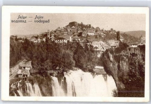 Jajce - Wasserfall