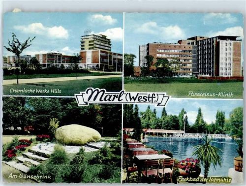 Marl Chemische Werke Hüls Karneval Schwimmbad