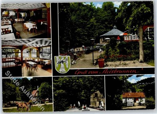 Schlüchtern Gasthaus Cafe Pension Acisbrunnen Kinderspielplatz Wildpark Wappen
