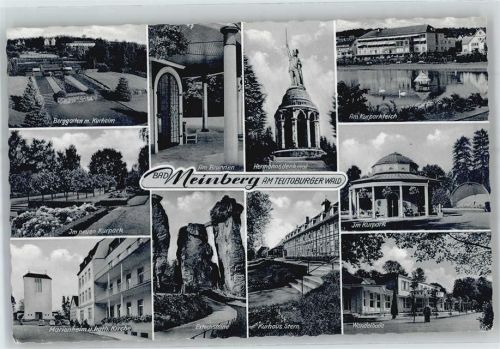 Bad Meinberg Berggarten Kurheim Kurpark Hermannsdenkmal Wandelhalle Kirche