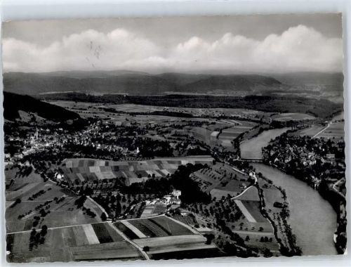 Gailingen Fliegeraufnahme Diessenhof Schloss Rheinburg