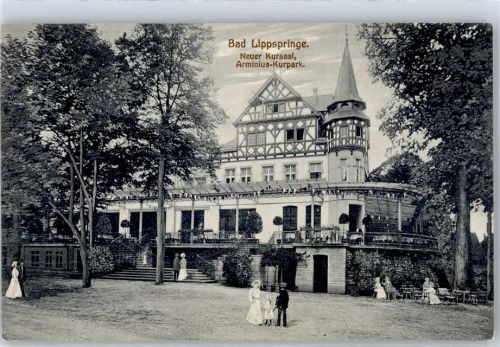 Bad Lippspringe 1917 Kursaal Kurpark