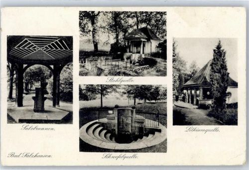 Bad Salzhausen Salzbrunnen Stahlquelle Schwefelquelle Lithiumquelle