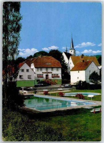 Güttersbach Schwimmbad Kirche Gasthaus