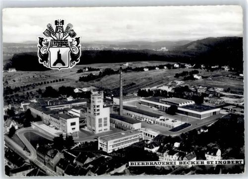 St. Ingbert Brauerei Becker Fliegeraufnahme