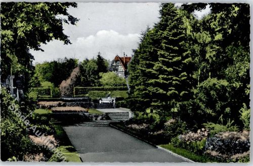 Bad Meinberg Durchgang zum Berggarten