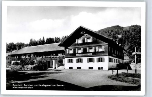 Niedersonthofen Gasthaus zur Krone Pension Metzgerei