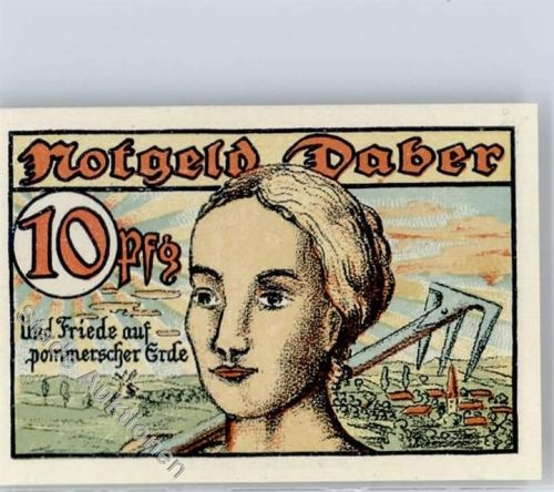Dober Dobra Notgeldschein Notgeld Daber