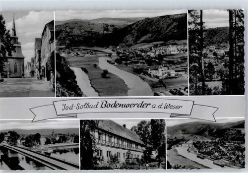Bodenwerder Hotel Goldener Anker Brücke Kirche