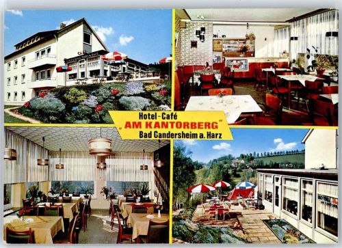 Bad Gandersheim Hotel Cafe Am Kantorberg Terrasse Innen