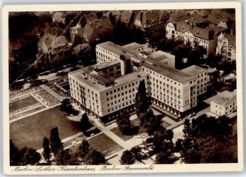 Grunewald Fliegeraufnahme Martin Luther-Krankenhaus