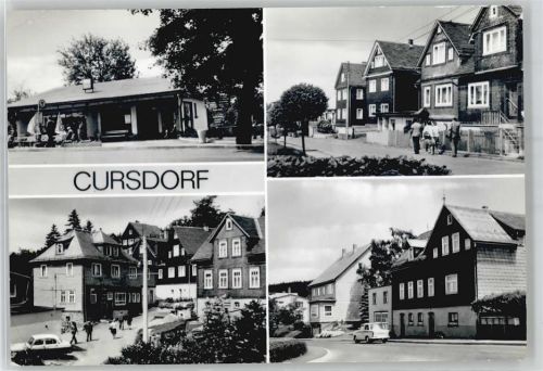 Cursdorf An der Ortsstraße Schulstraße Gasthaus Koch Oberweißbacher Straße