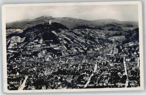 Heppenheim Fliegeraufnahme