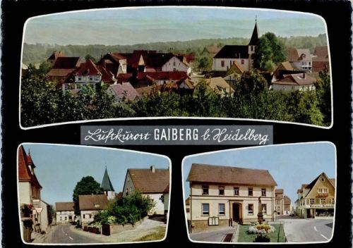 69251 W6901 Gaiberg , Baden - Cafe Lebensmittelhandlung Friedrich Schneider