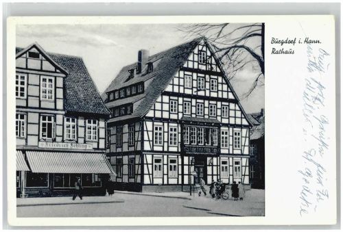 Burgdorf Rathaus Geschäft