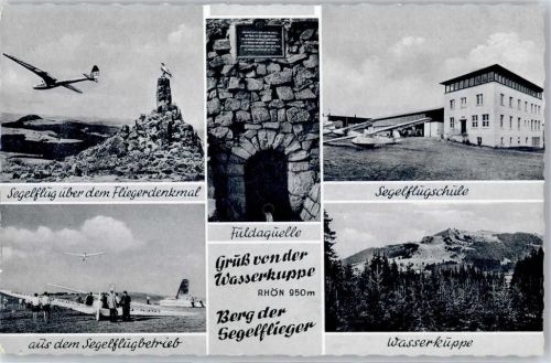 Wasserkuppe Fliegerdenkmal Segelflugschule