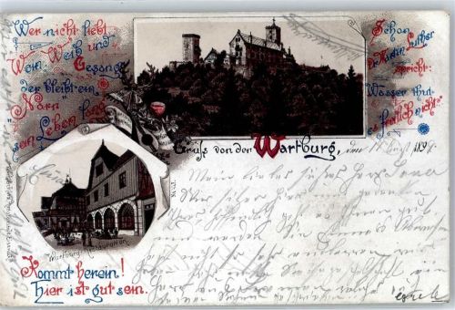 Wartburg 1899 Gasthaus