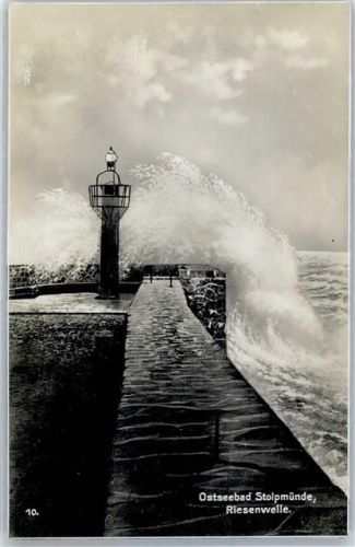 Stolpmünde Mole Leuchtturm