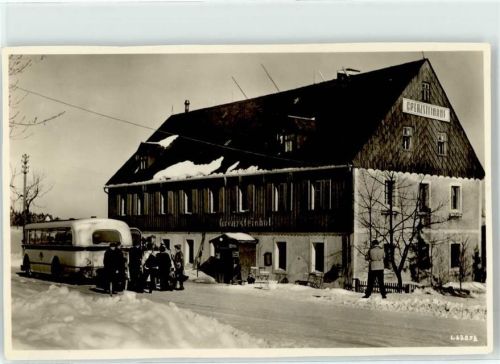 Zinnwald-Georgenfeld Gasthaus Grenzsteinhof Omnibus