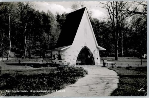 Bad Gandersheim 1958 Brunnenhäuschen