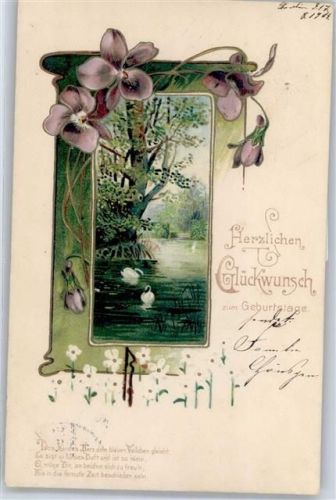 1904 Schwan Geburtstag