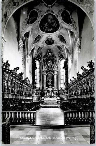 Bad Schussenried Stadtpfarrkirche Innen
