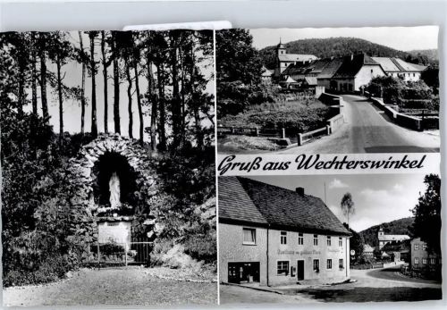 Wechterswinkel Straßenansicht Gasthaus zum goldenen Stern