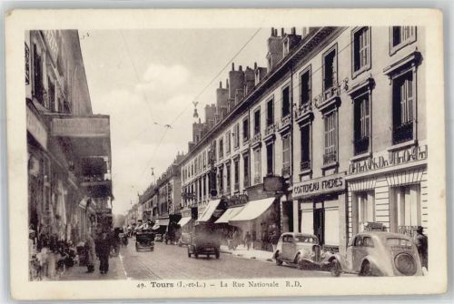 Tours La Rue Nationale Autos