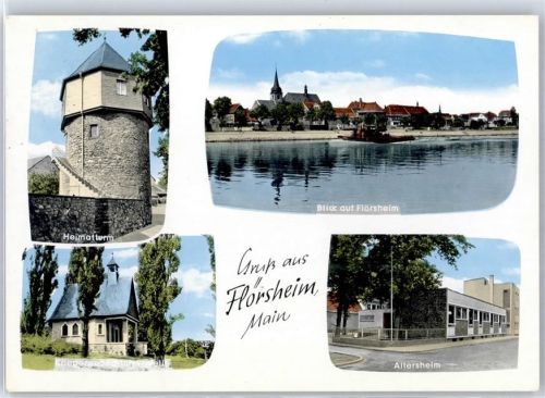 Flörsheim HeimatturmKirche Altersheim