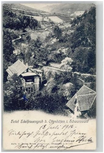 Ottenhöfen 1904 Hotel Edelfrauengrab