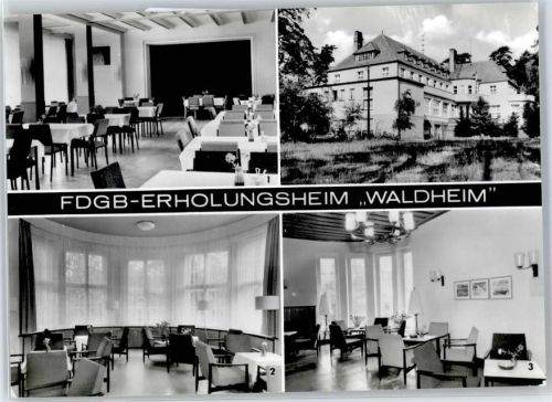 Arendsee FDGB-Erholungsheim Waldheim