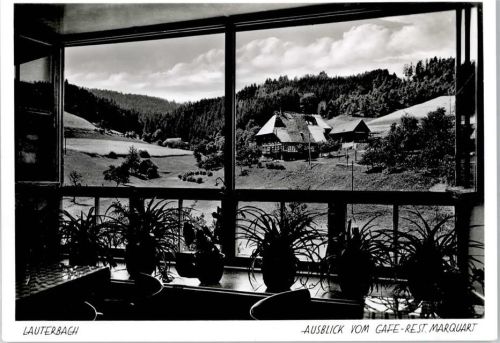 78730 W7233 Lauterbach , Schwarzw Foto AK Cafe Gasthaus Marquart
