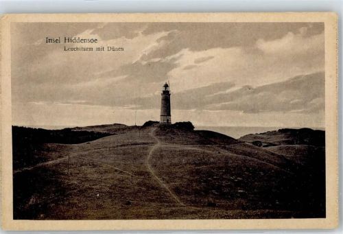 Insel Hiddensee Leuchtturm Dünen