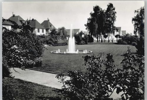 Haßloch Friedrich Ebert Platz Springbrunnen