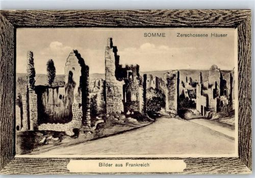 Vaux-sur-Somme Zerschossene Häuser