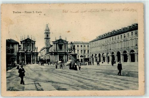 Torino Piazza S. Carlo Denkmal