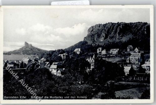 Gerolstein Blick auf Munterley und Auberg Eifel
