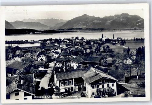 83339 W8224 Chieming Foto AK Strandbad