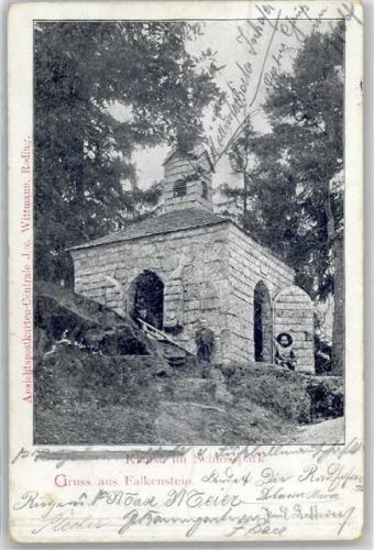 Falkenstein 1905 Klause im Schlosspark