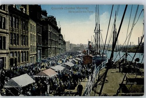 Newcastle Quayside sunday Morning