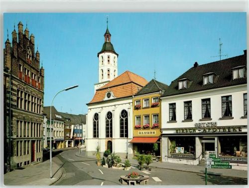 Xanten Gotisches Haus Kirche Hirsch Apotheke