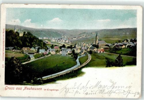 Neuhausen 1900 Bahnpost