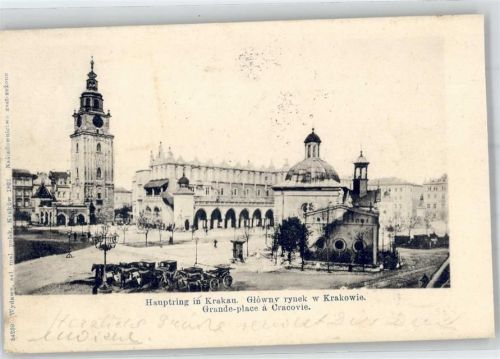 Krakau 1902 Hauptring